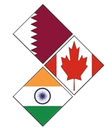 Three flags logo Logo